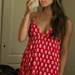 Forever 21 red printed dress